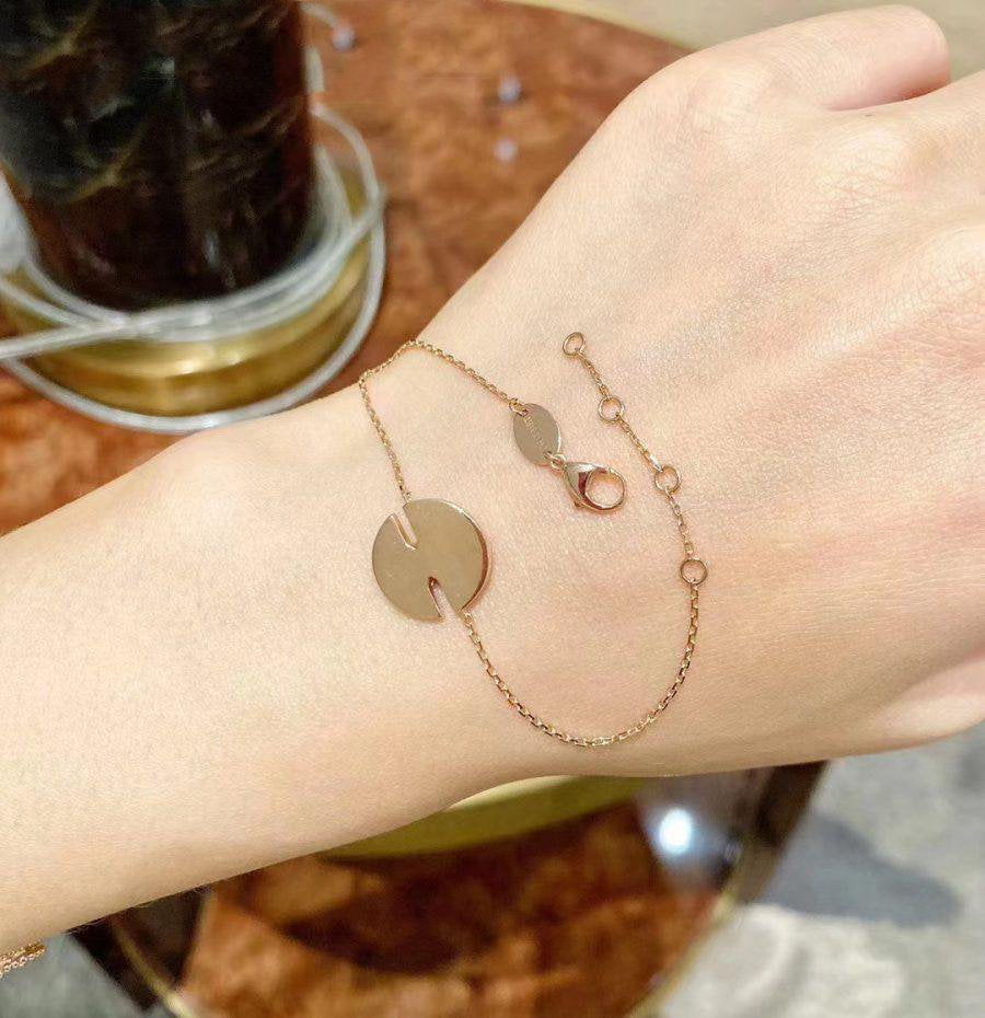 [Perla Lux]JEUX DE BRACELET MOP PINK GOLD DIAMONDS