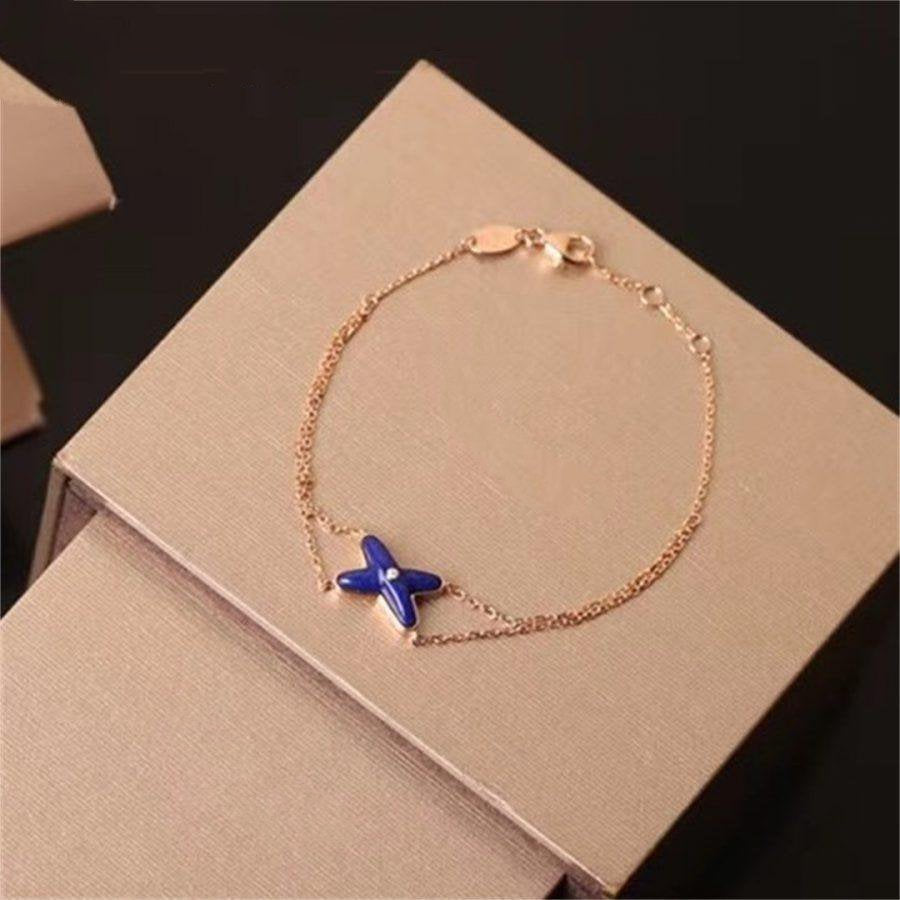 [Perla Lux]Hollow Design Four-Leaf Clover Flower Shape Ring