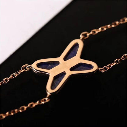 [Perla Lux]Hollow Design Four-Leaf Clover Flower Shape Ring