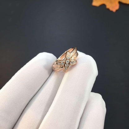 [Perla Lux]JEUX DE PINK GOLD DIAMOND RING
