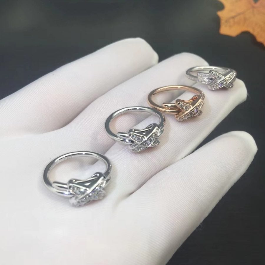 [Perla Lux]JEUX DE SILVER DIAMOND RING