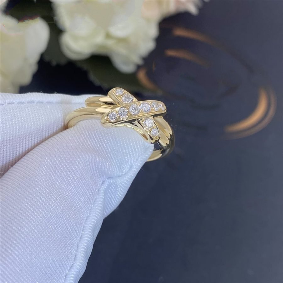 [Perla Lux]JEUX DE GOLD DIAMOND RING