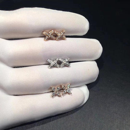 [Perla Lux]JEUX DE DIAMOND EARRINGS