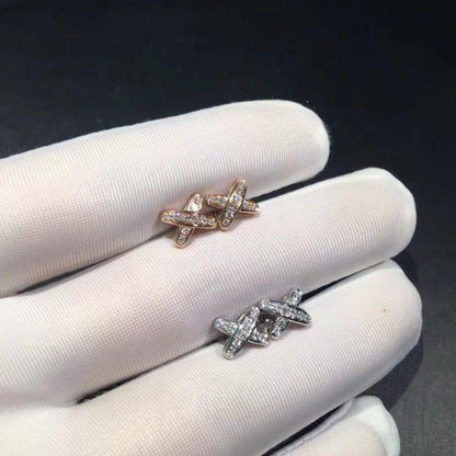 [Perla Lux]JEUX DE DIAMOND EARRINGS