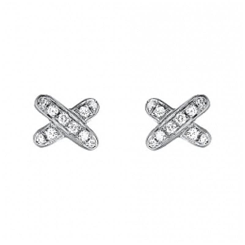 [Perla Lux]JEUX DE DIAMOND EARRINGS