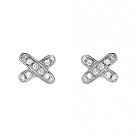 [Perla Lux]JEUX DE DIAMOND EARRINGS