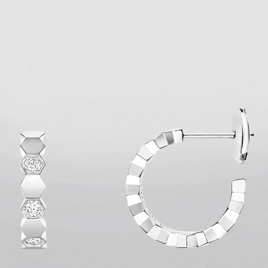 [Perla Lux]Hollow Design Four-Leaf Clover Flower Shape Ring