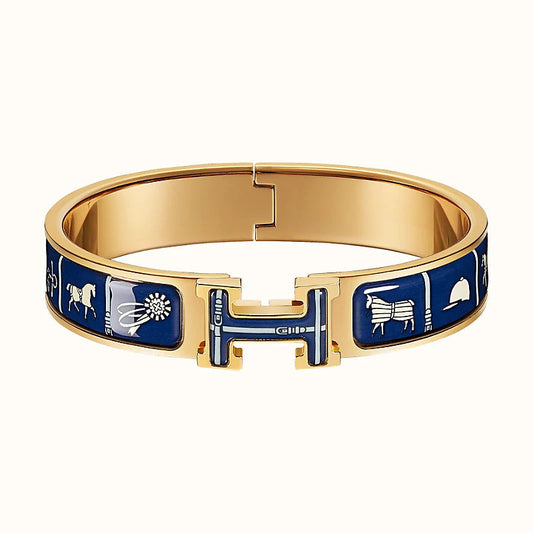 [Perla Lux]H COUVERTURES DARK BLUE BRACELET