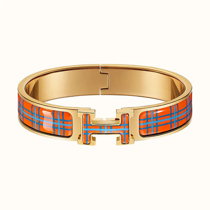 [Perla Lux]H TARTAN BRACELET 12MM
