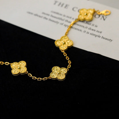[Perla Lux]CLOVER 5 MOTIFS BRONZING BRACELET