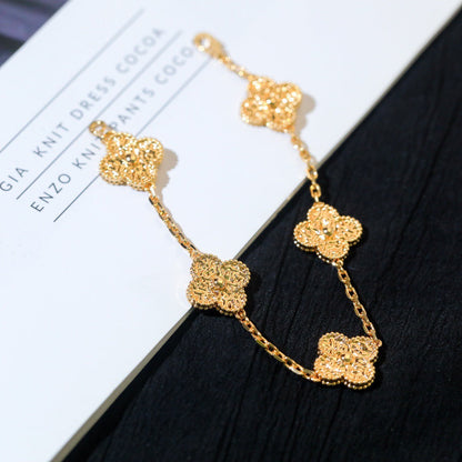 [Perla Lux]CLOVER 5 MOTIFS BRONZING BRACELET