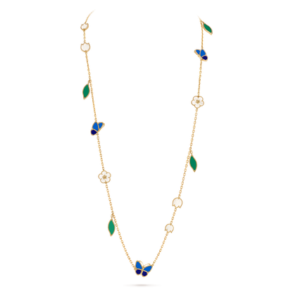 [Perla Lux] 26 NEW CLOVER 15 MOTIFS LUCKY NECKLACE