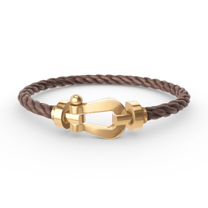 [Perla Lux]FORCE LARGE HORSESHOE NO DIAMOND BRACELET GOLD