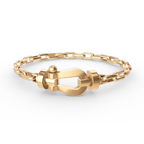 [Perla Lux]FORCE LARGE HORSESHOE CLASP  METAL BRACELET