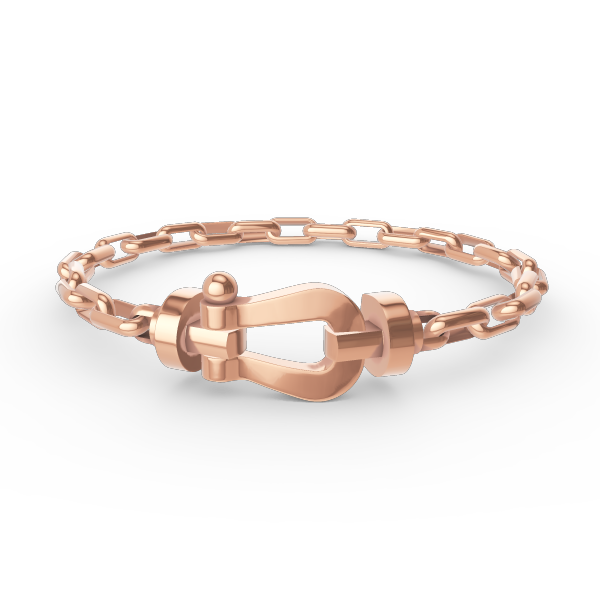 [Perla Lux]FORCE LARGE HORSESHOE CLASP  METAL BRACELET