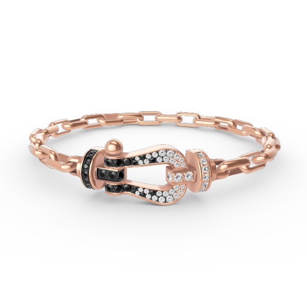 [Perla Lux]FORCE LARGE HORSESHOE CLASP  METAL BRACELET