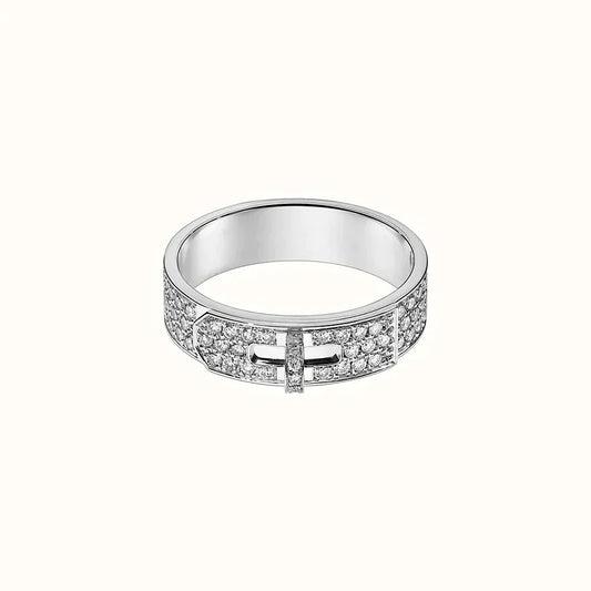 [Perla Lux]KELLY SILVER DIAMOND RING