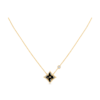 [Perla Lux]STAR BLACK MOP NECKLACE