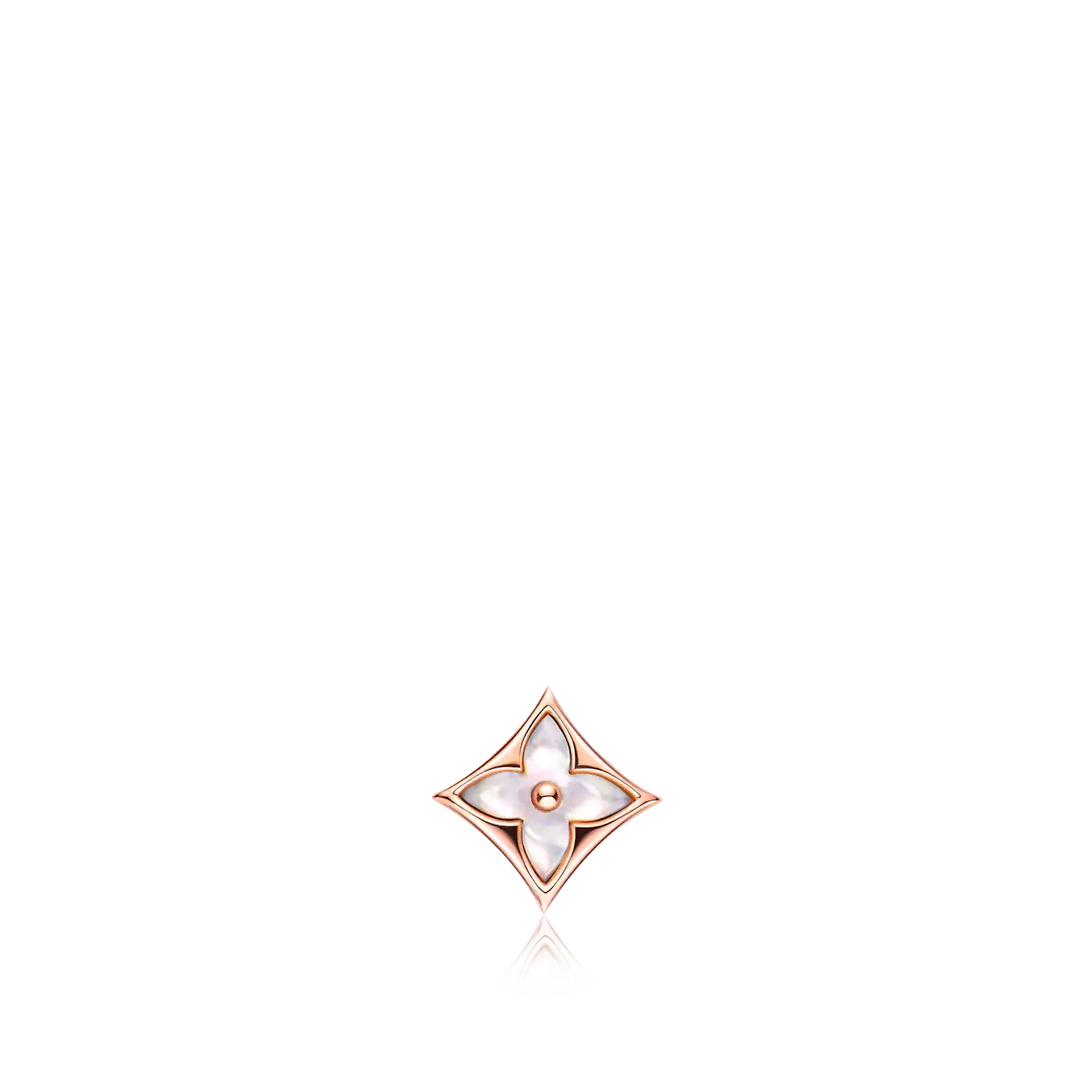 [Perla Lux]STAR MOP PINK GOLD EARRINGS