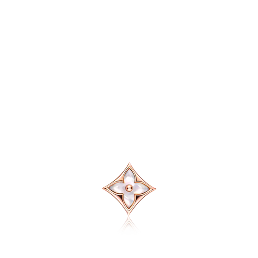 [Perla Lux]STAR MOP PINK GOLD EARRINGS