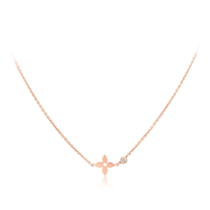 [Perla Lux]BLOSSOM PENDANT PINK GOLD AND DIAMOND