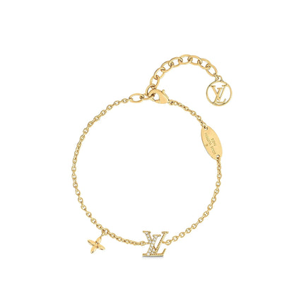 [Perla Lux]LOGO STAR MOTIF GOLD BRACELET