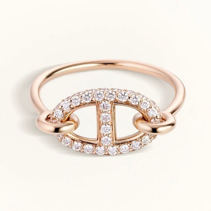 [Perla Lux]RONDE SMALL DIAMOND RING