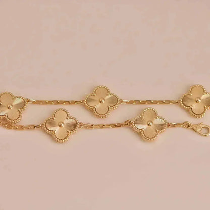 [Perla Lux]CLOVER 5 FLOWERS LASER BRACELET