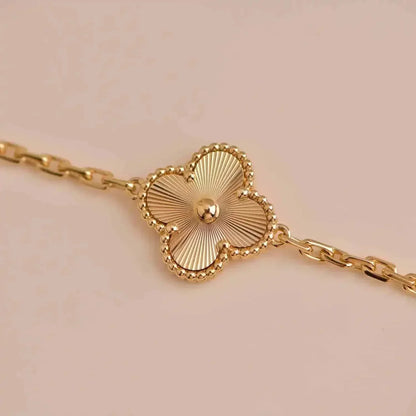 [Perla Lux]CLOVER 5 FLOWERS LASER BRACELET