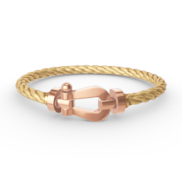 [Perla Lux]FORCE LARGE HORSESHOE NO DIAMOND BRACELET ROSE GOLD