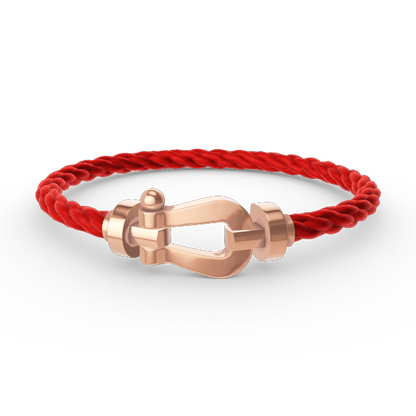 [Perla Lux]FORCE LARGE HORSESHOE NO DIAMOND BRACELET ROSE GOLD