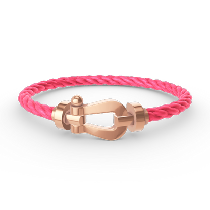 [Perla Lux]FORCE LARGE HORSESHOE NO DIAMOND BRACELET ROSE GOLD