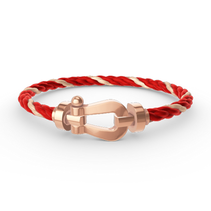 [Perla Lux]FORCE LARGE HORSESHOE NO DIAMOND BRACELET ROSE GOLD