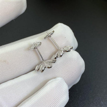[Perla Lux]FRIVOLE MINI SILVER FLOWER EARRINGS