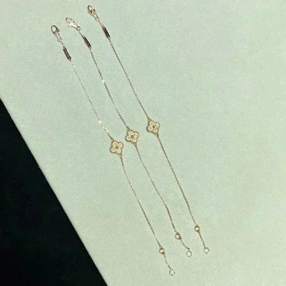 [Perla Lux]CLOVER SINGLE FLOWER BRACELET