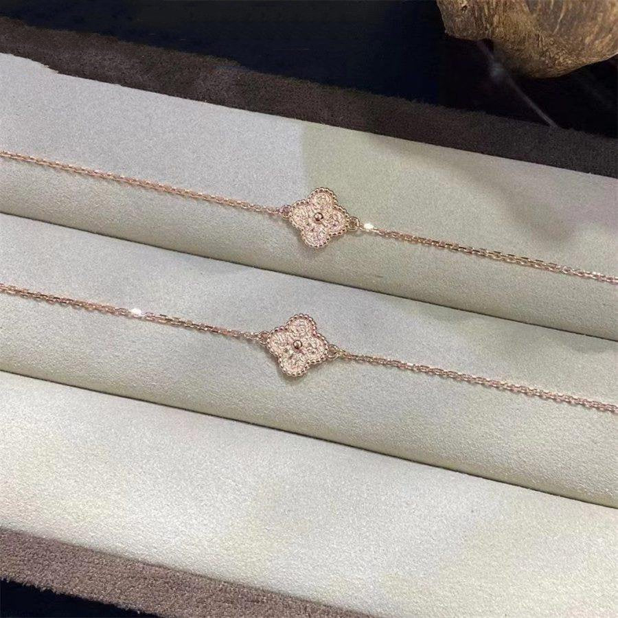 [Perla Lux]CLOVER SINGLE FLOWER BRACELET