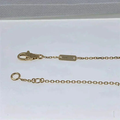 [Perla Lux]CLOVER  CARNELIAN SINGLE FLOWER BRACELET