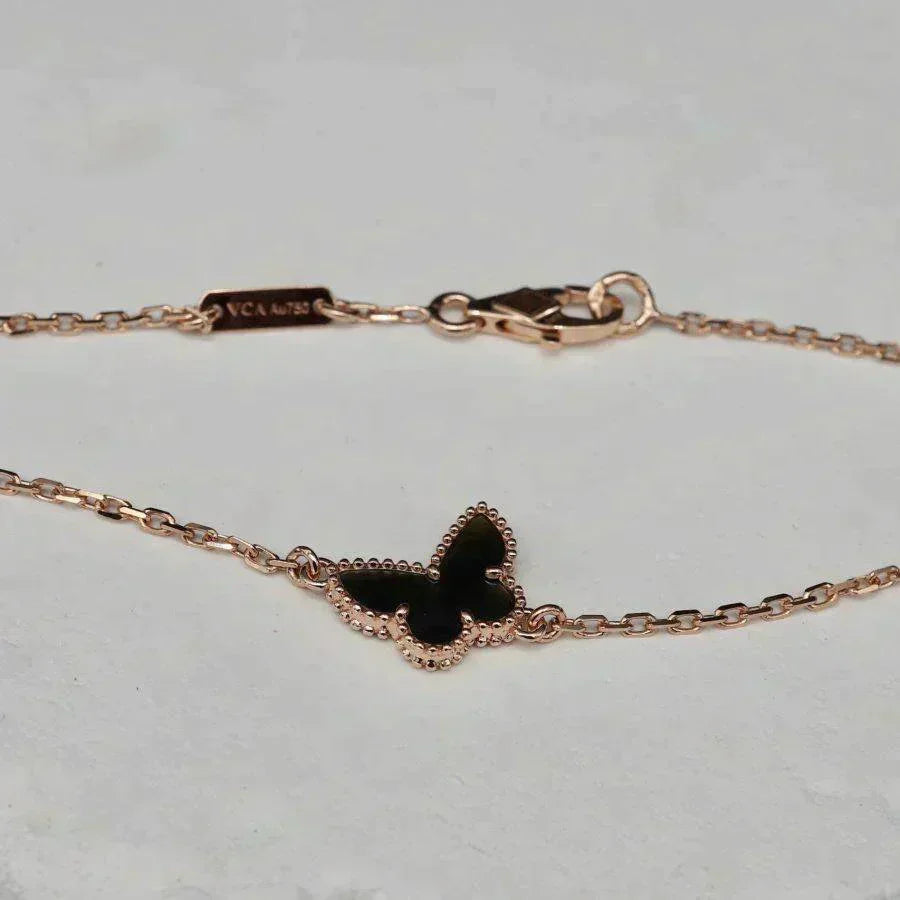 [Perla Lux]BUTTERFLY ONYX  BUTTERFLY BRACELET