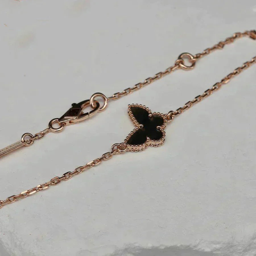 [Perla Lux]BUTTERFLY ONYX  BUTTERFLY BRACELET