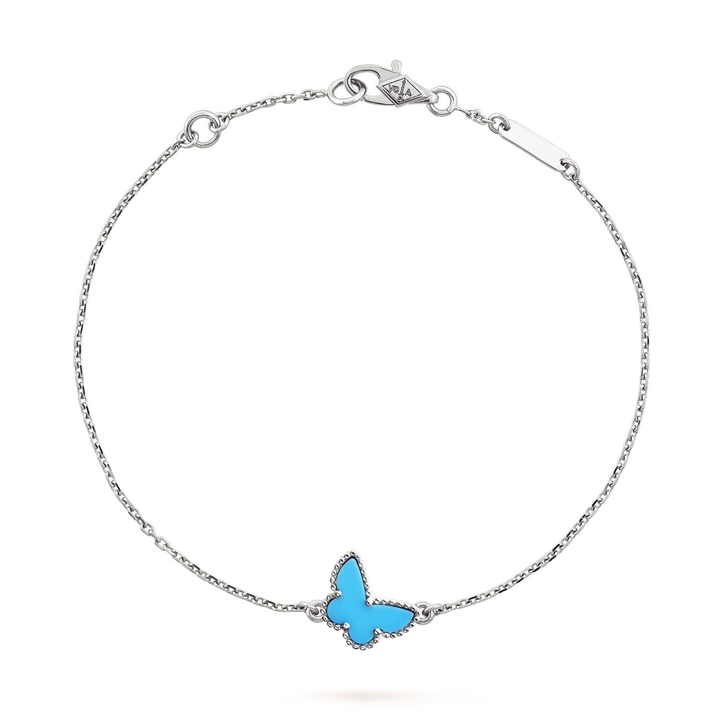 [Perla Lux]BUTTERFLY TURQUOISE BUTTERFLY BRACELET SILVER