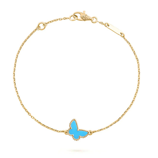 [Perla Lux]BUTTERFLY TURQUOISE BUTTERFLY BRACELET