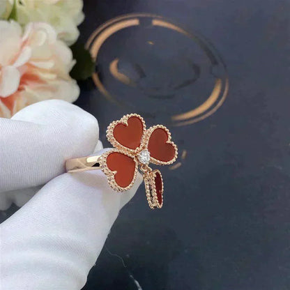 [Perla Lux]SWEET CLOVER CARNELIAN RING