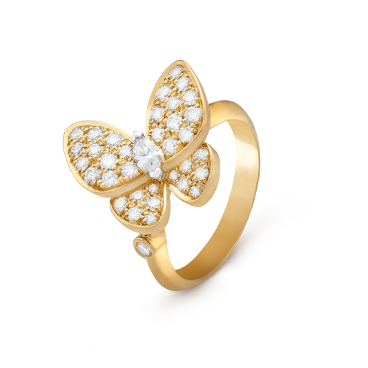 [Perla Lux]BUTTERFLY DIAMOND RING