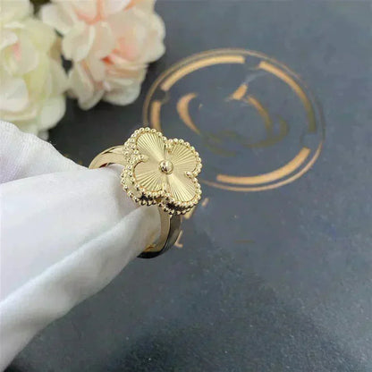 [Perla Lux]CLOVER GOLD RING
