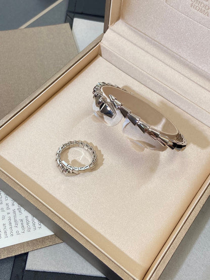 [Perla Lux]SERPENTI VIPER SILVER BRACELET