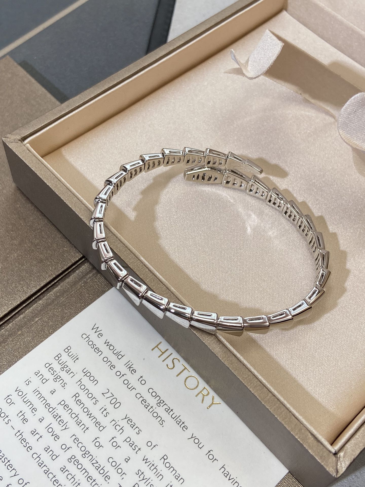 [Perla Lux]SERPENTI VIPER SILVER BRACELET