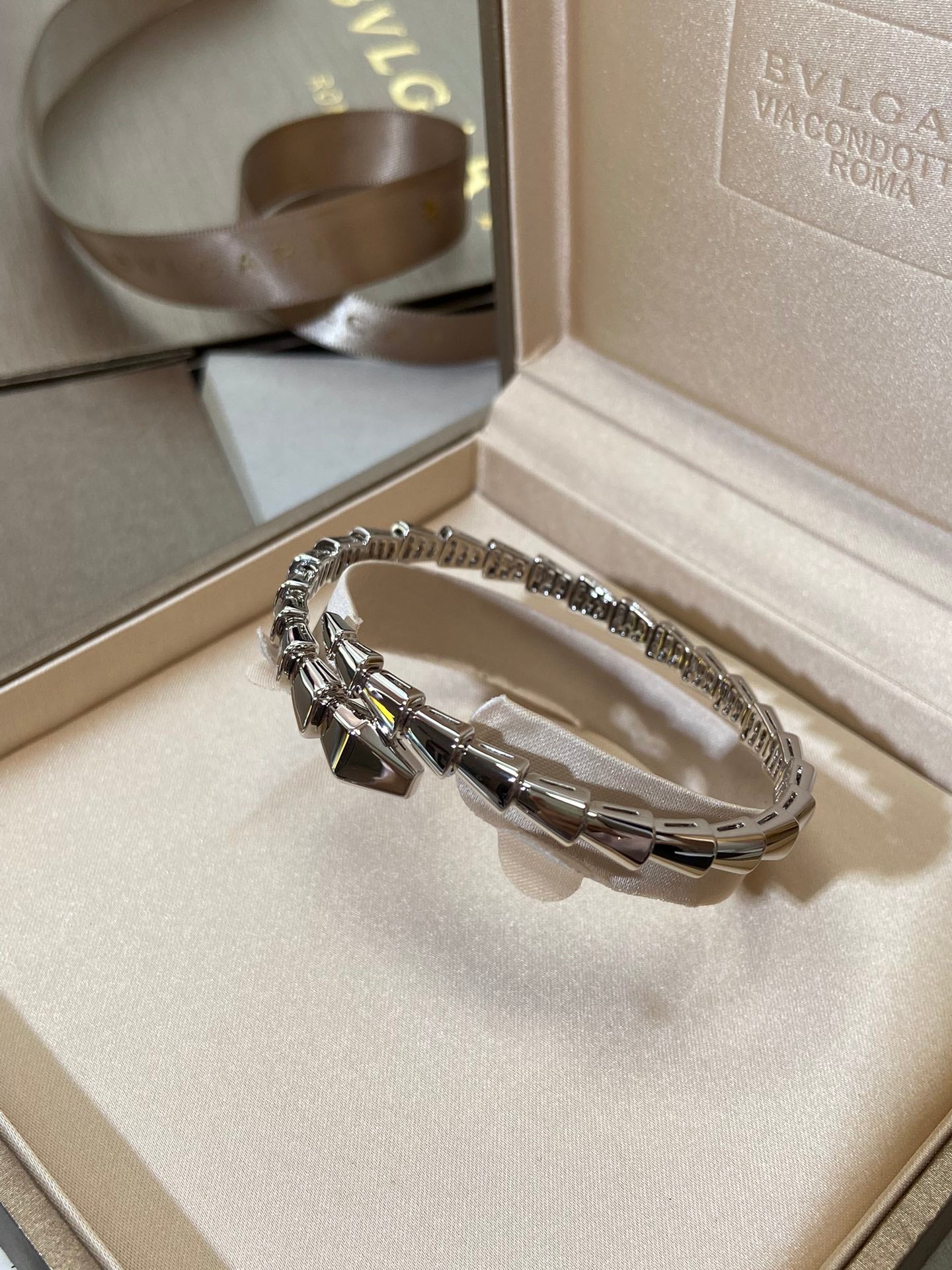 [Perla Lux]SERPENTI VIPER SILVER BRACELET