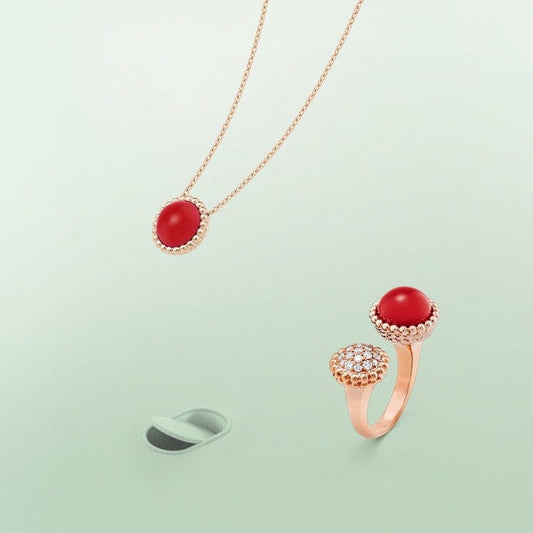 [Perla Lux]PERLEE COULEURS DIAMOND ROSE GOLD BETWEEN THE FINGER RING