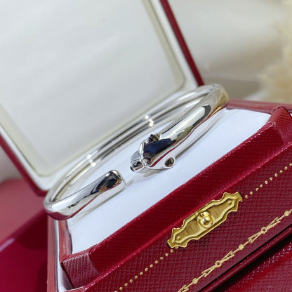 [Perla Lux]PANTHERE SILVER OPEN BRACELET