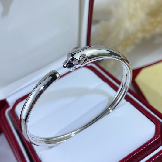 [Perla Lux]PANTHERE SILVER OPEN BRACELET